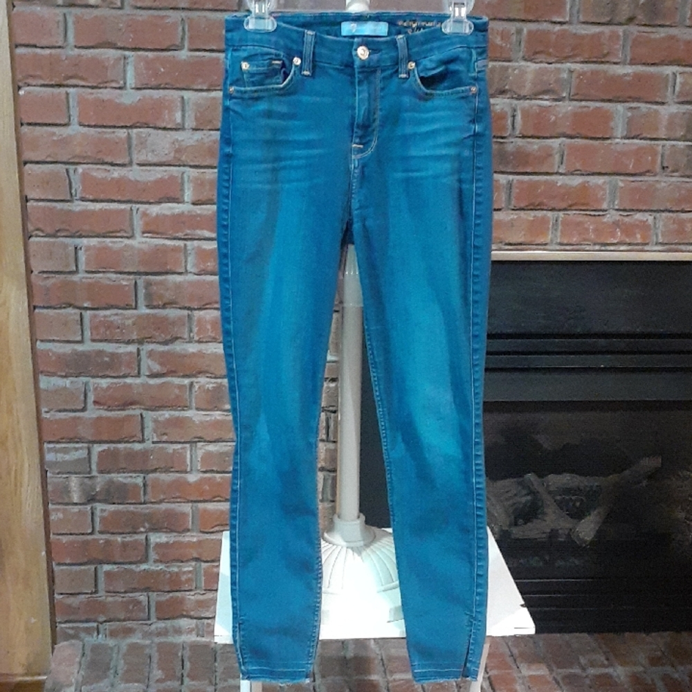 7 for all mankind The high waist ankle skinny